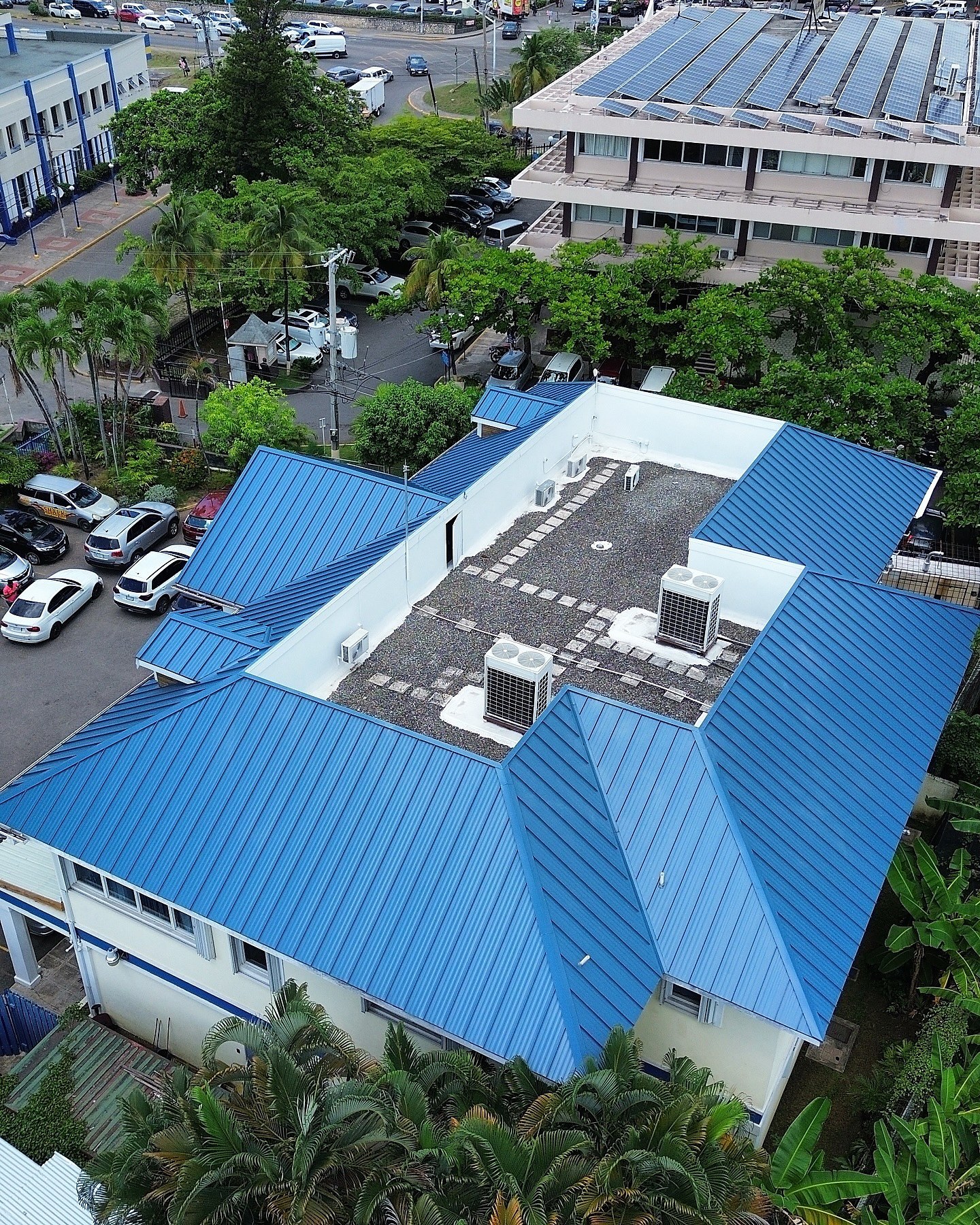 Finished roofing