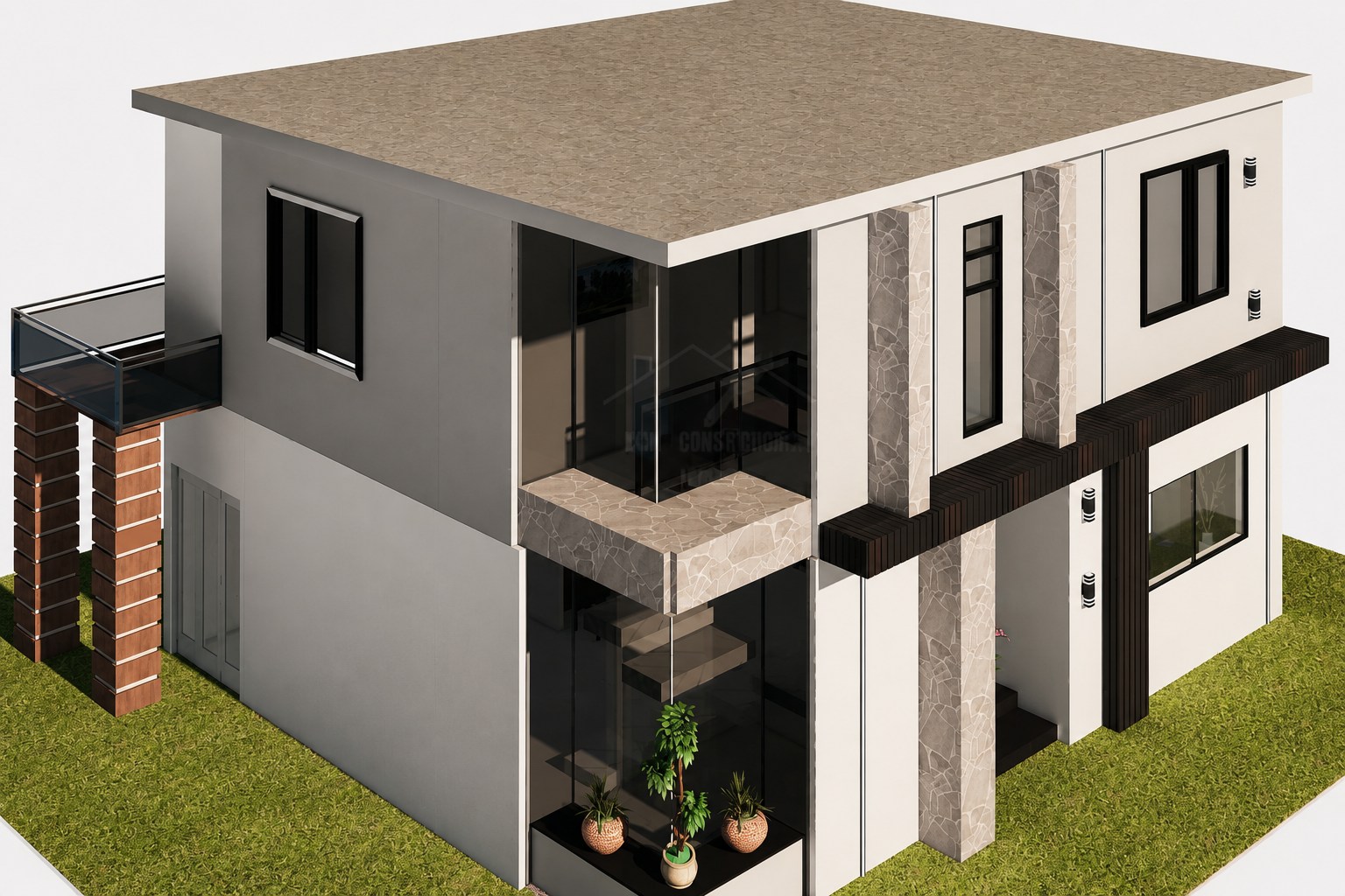 Prime contemporary residence design concept